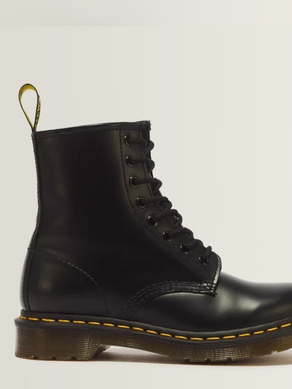 Dr. Martens 1460 Smooth Leather Black Lace-Up Boot
